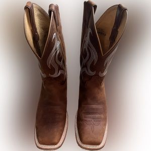 Justin Bender Brown boots.
